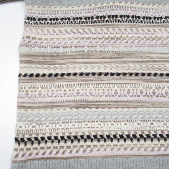 Anthropologie Daily Practice Turtleneck Sweater Dress Grey Motif Medium - Picture 7 of 12